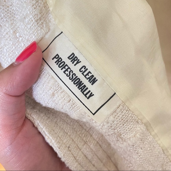 Vintage Union-made cream brocade jacket - Picture 3 of 4